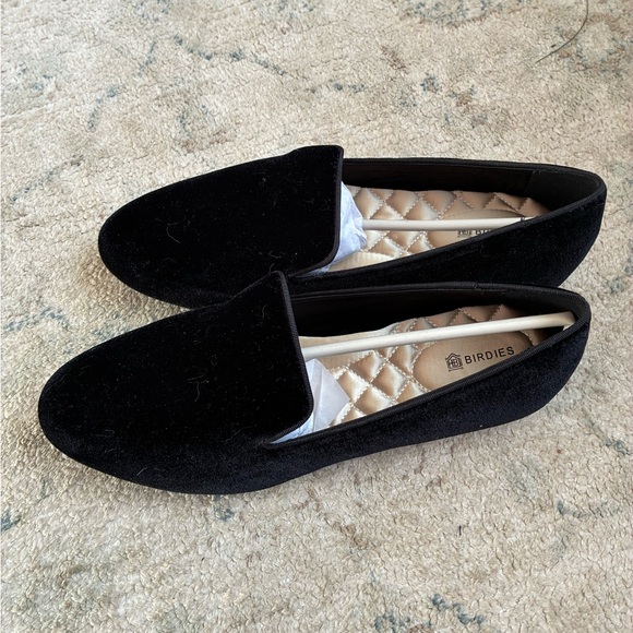 Birdies The Starling in Black Suede Loafers 8 - Picture 4 of 16